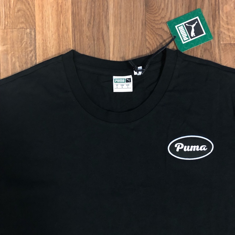 NWT Puma Patch Logo T-Shirt Men’s Size L